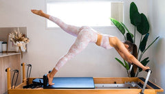 Yoga Set, Yoga Legging, Printed Workout Set Top and Legging, Pink Amara