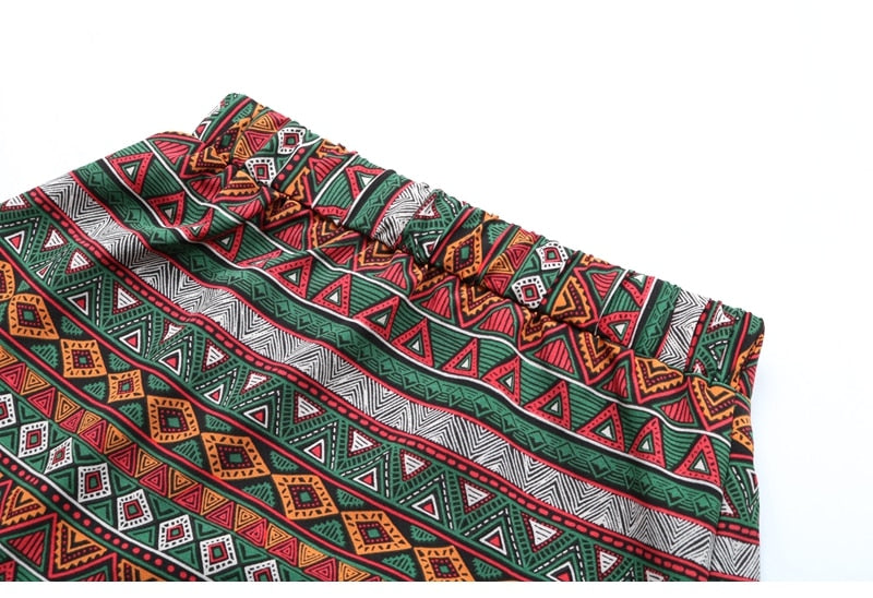 Boho Skirt, Hippie Skirts, Maxi Skirt, Green Herb