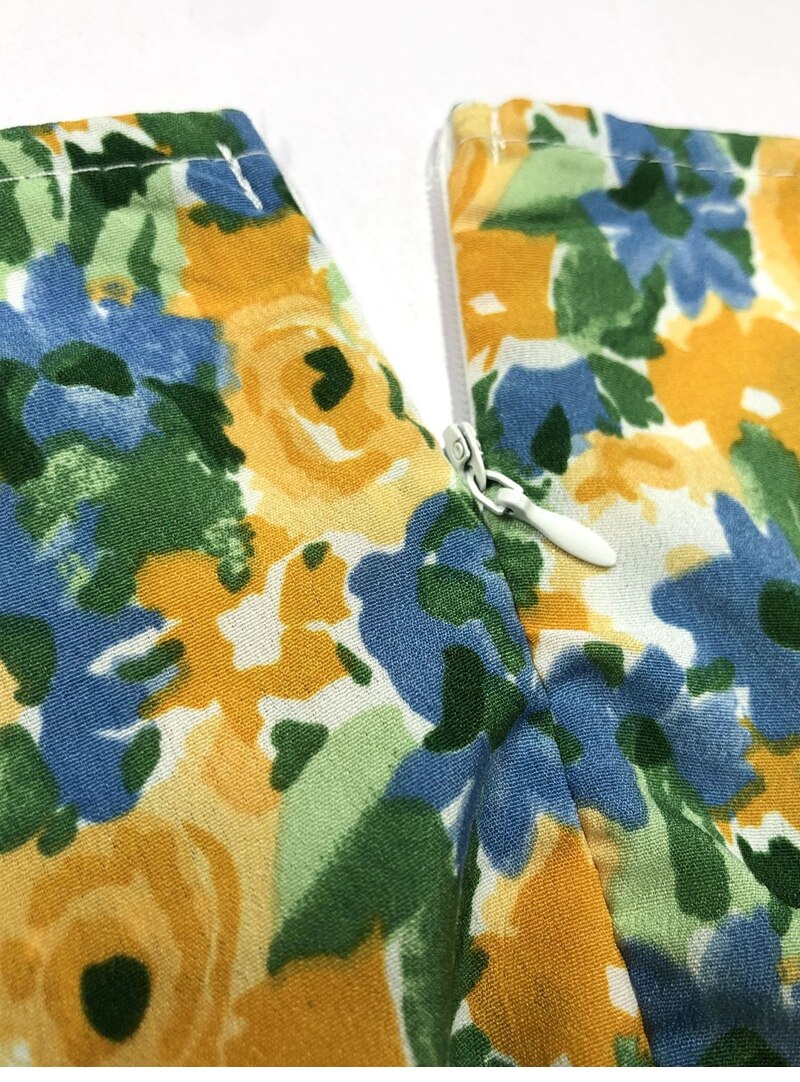 Boho Midi Dress, Sundress, Yellow Rose Garden