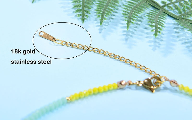 Boho  Personalized Custom Necklace, DIY Letter Name and Evil Eye Choker