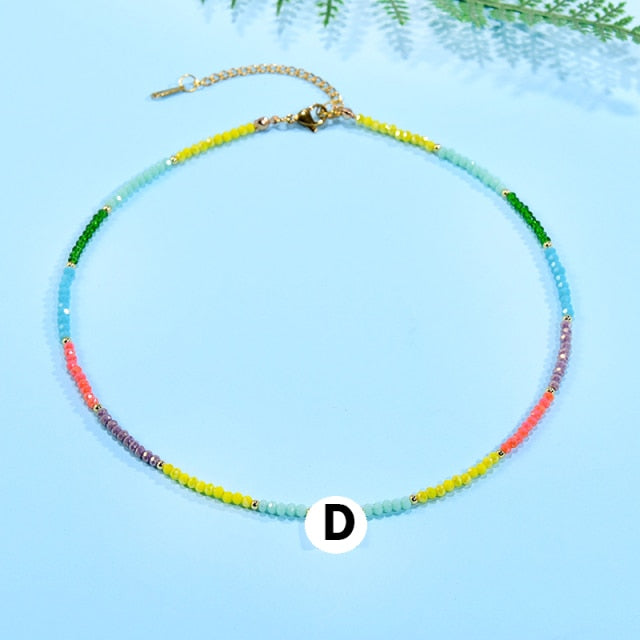 Boho  Personalized Custom Necklace, DIY Letter Name and Evil Eye Choker