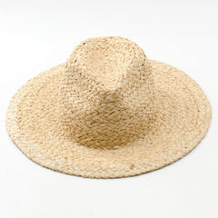 Boho Hat, Sun Beach Hat, Raffia Hat, Fedora Darcy Hat in Beige