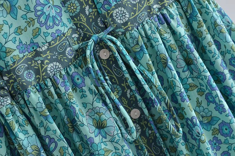 Boho Maxi Dress, Gown, Adrienne Oasis and Desert