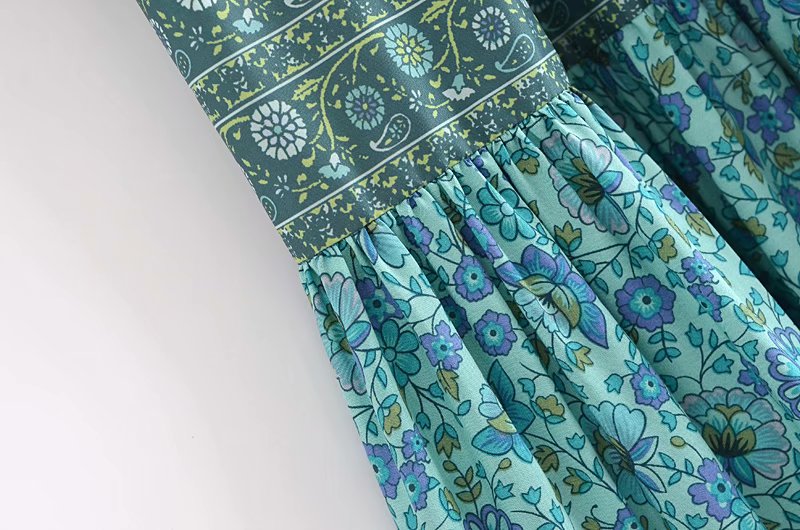 Boho Maxi Dress, Gown, Adrienne Oasis and Desert