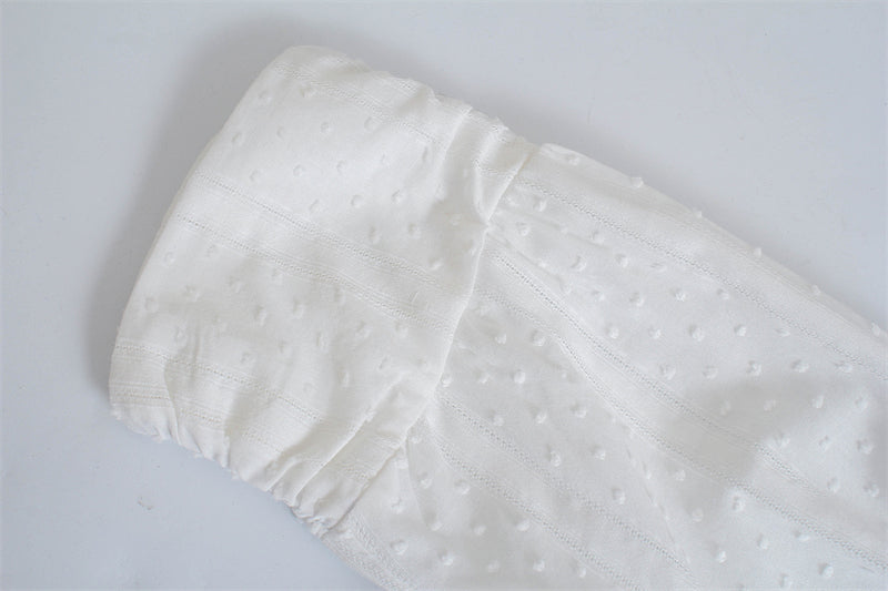 Boho Mini Dress Sundress, Vintage White Malia
