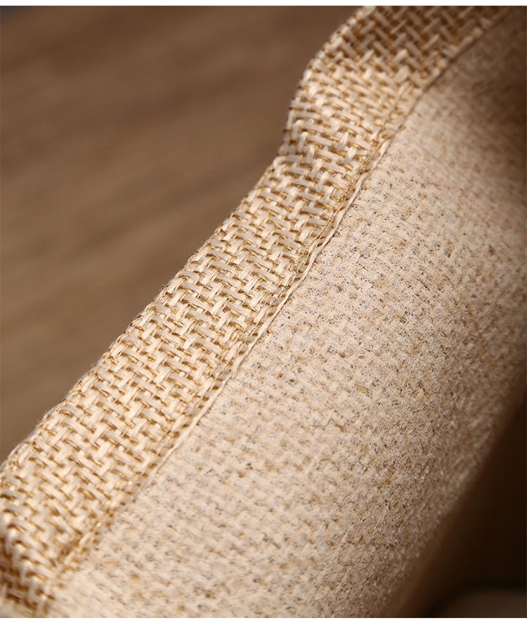 Boho Bag, Linen Jute Basket Bag, Mango