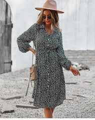 Boho Midi Dress, Sundress, Layla Black