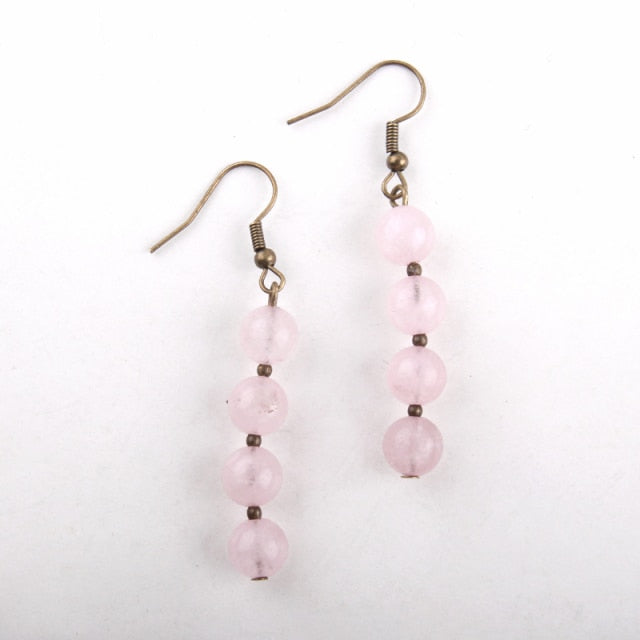 Boho Earrings, RH Dangle Earrings, 3 Balls
