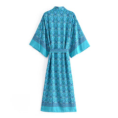 Boho Robe, Kimono Robe,  Beach Cover up, Oceane Gem