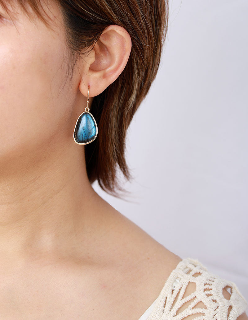 Boho Earrings, Dangle Earrings, Labradorite Dangle Earrings
