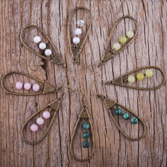 Boho Earrings, RH Dangle Earrings, Droper Loop