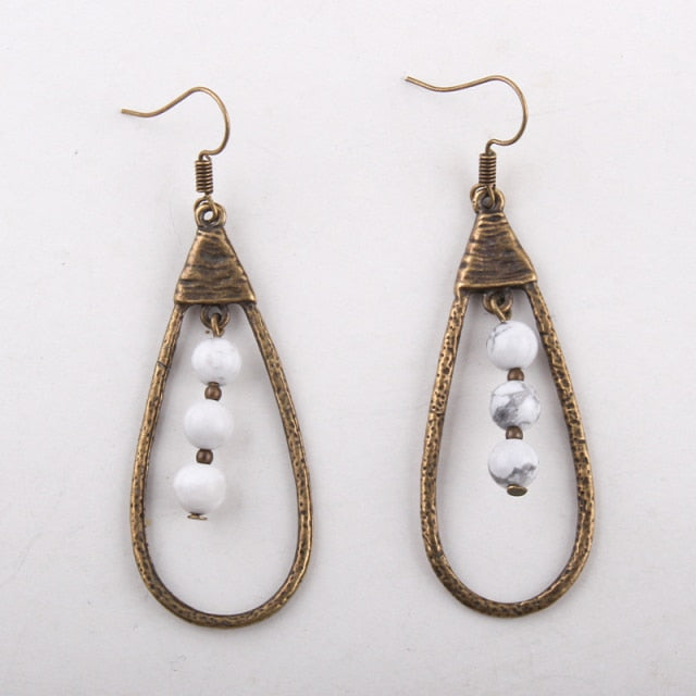 Boho Earrings, RH Dangle Earrings, Droper Loop