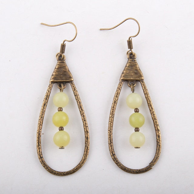 Boho Earrings, RH Dangle Earrings, Droper Loop