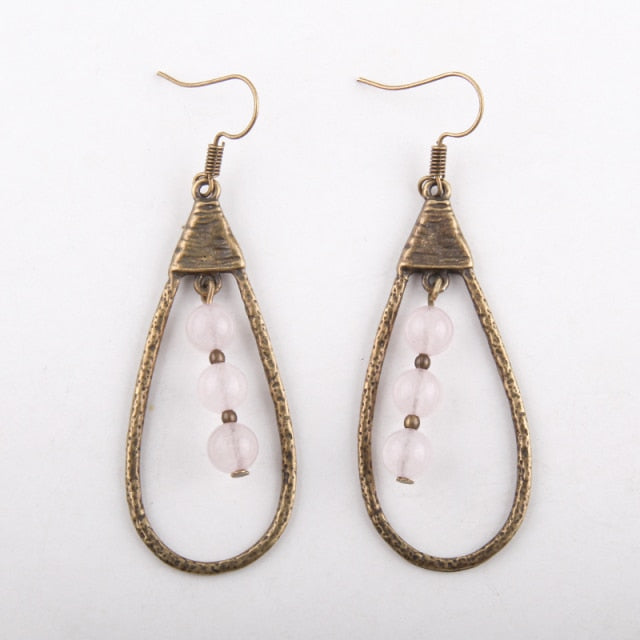 Boho Earrings, RH Dangle Earrings, Droper Loop