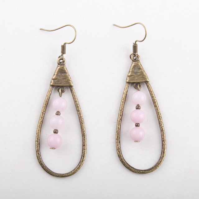 Boho Earrings, RH Dangle Earrings, Droper Loop