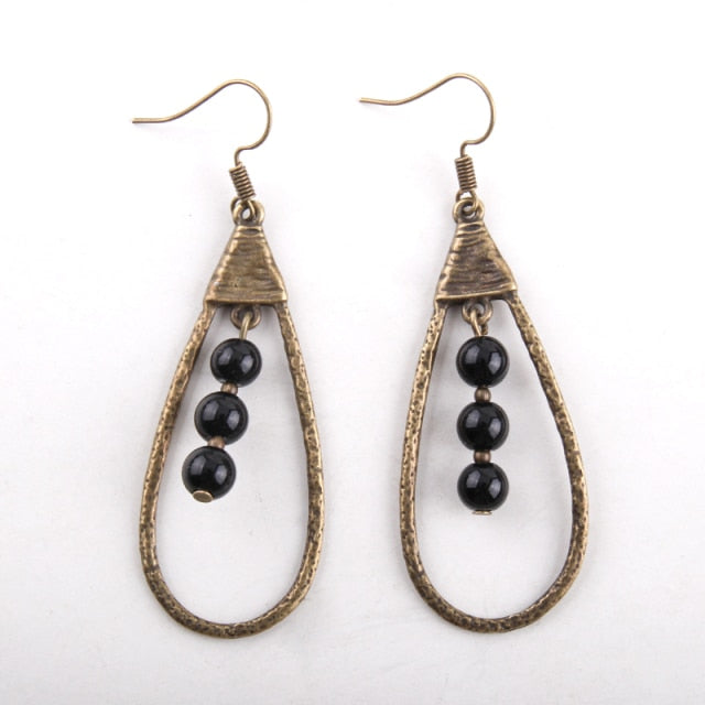 Boho Earrings, RH Dangle Earrings, Droper Loop