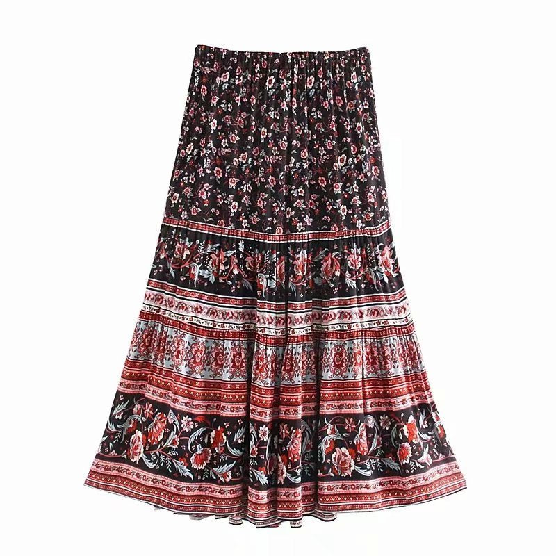 Boho Skirt, Hippie Skirts, Midi Skirt, Dancing Lady