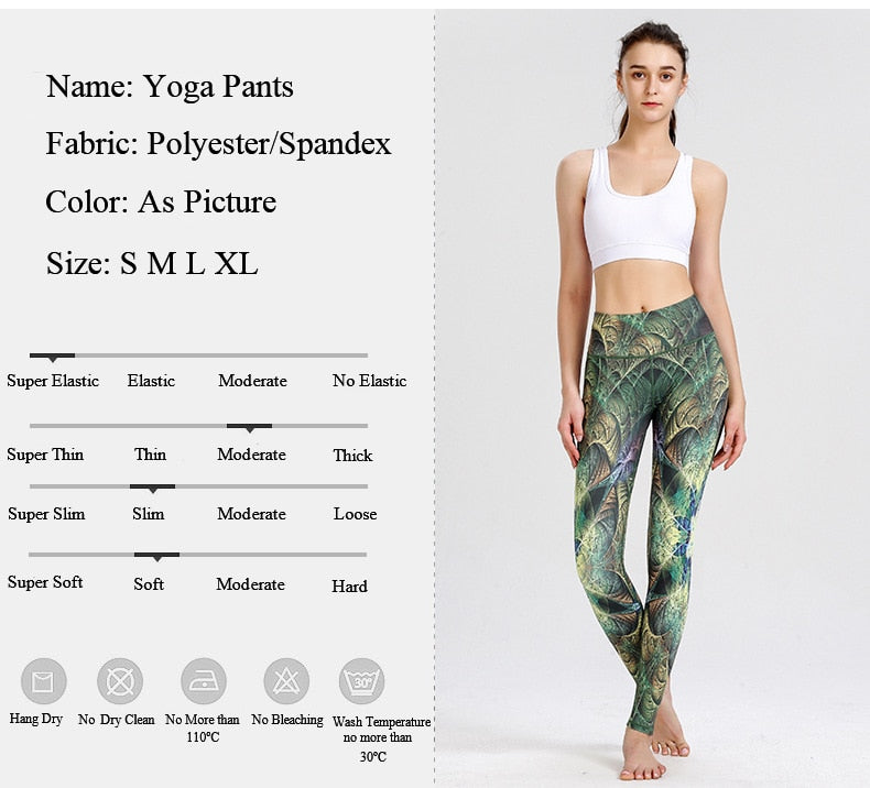 Yoga Legging, Yoga Pants, Boho Legging, Tight with Pocket in Purple Peacock