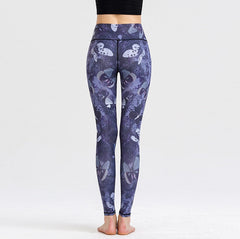 Yoga Legging, Yoga Pants, Boho Legging, Tight with Pocket in Butterfly