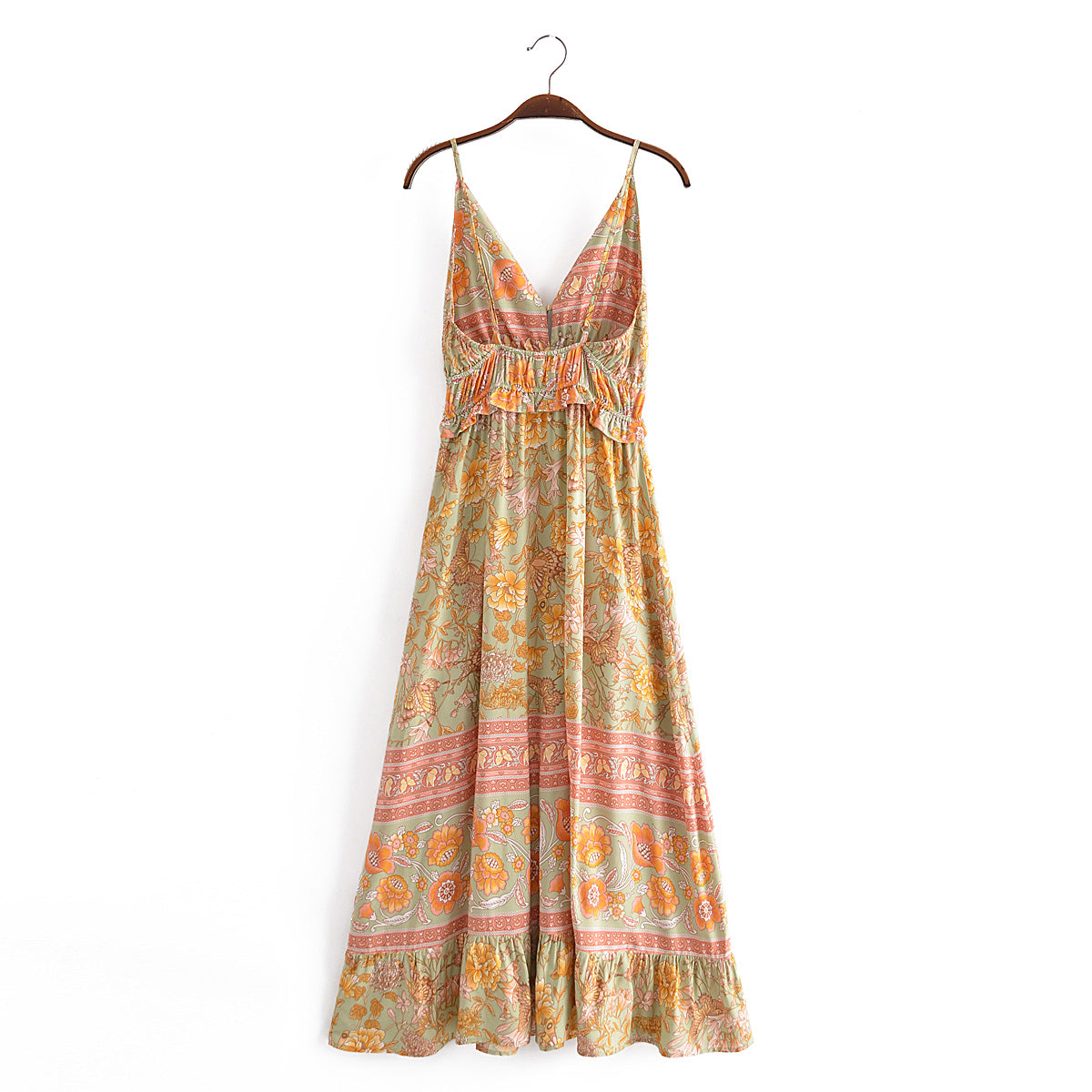 Boho Maxi Dress - Strappy - Elliana Amaryllis - Bohemian Style