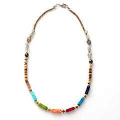 Boho Necklace, Labradorite Chokers Chakra
