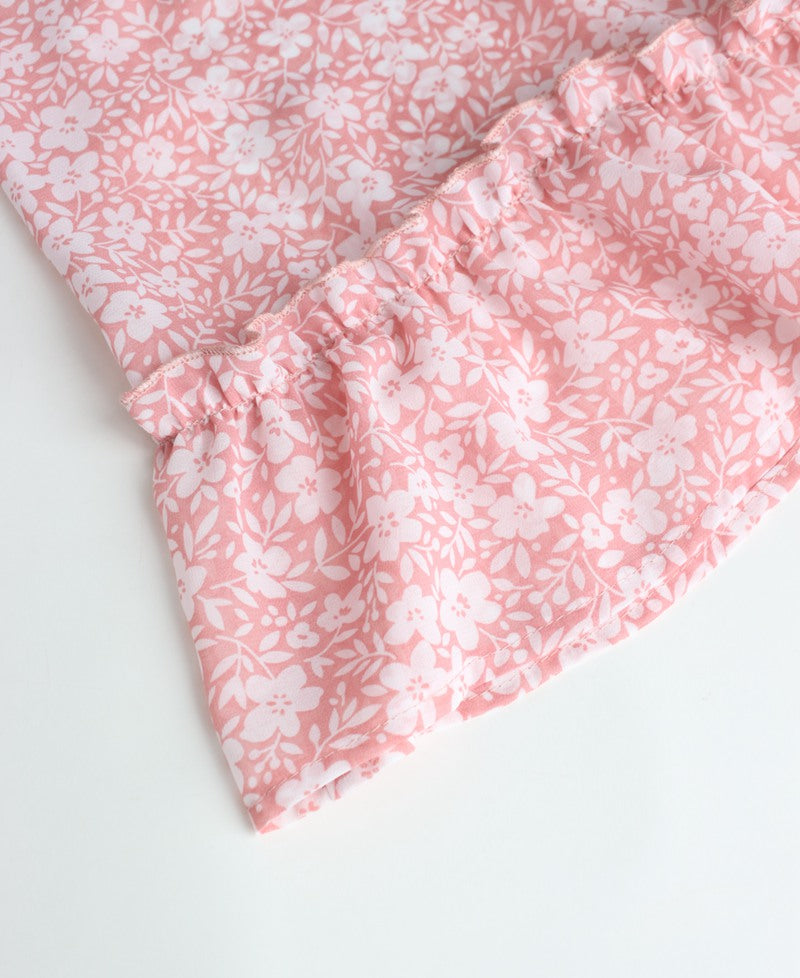 Boho Midi Dress, Sundress Romy in Pink