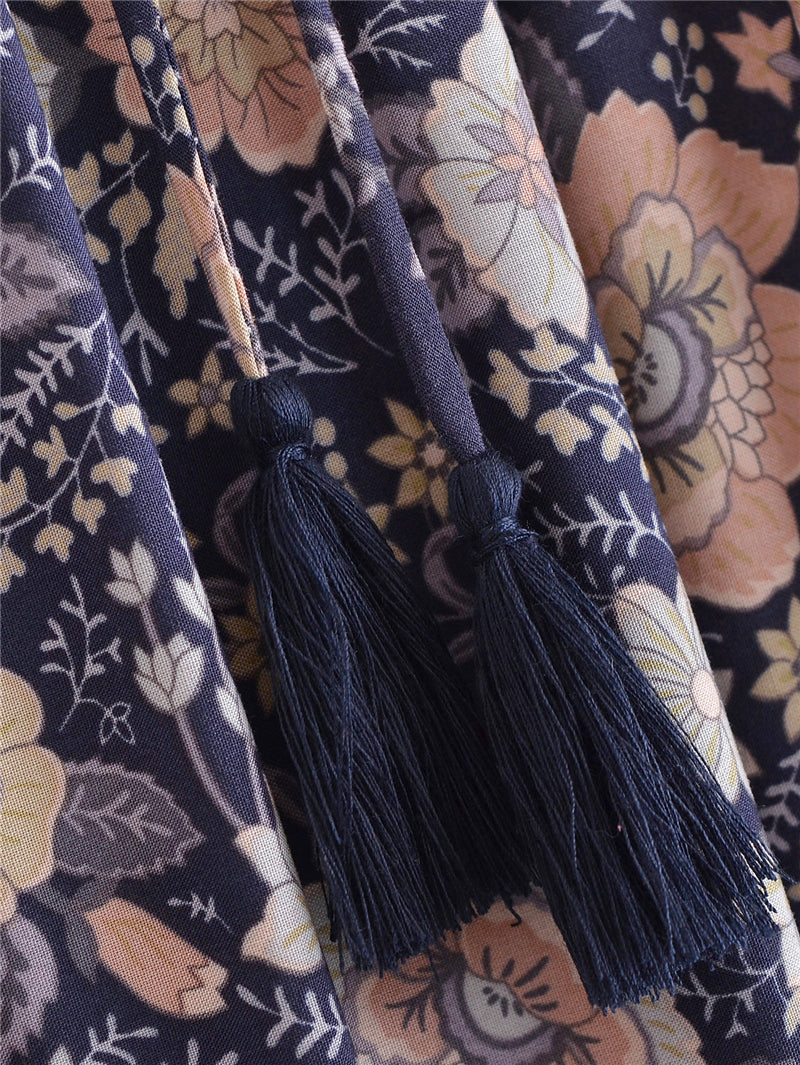 Boho Skirt, Hippie Skirts, Maxi Skirt, Eulalie Black Rose