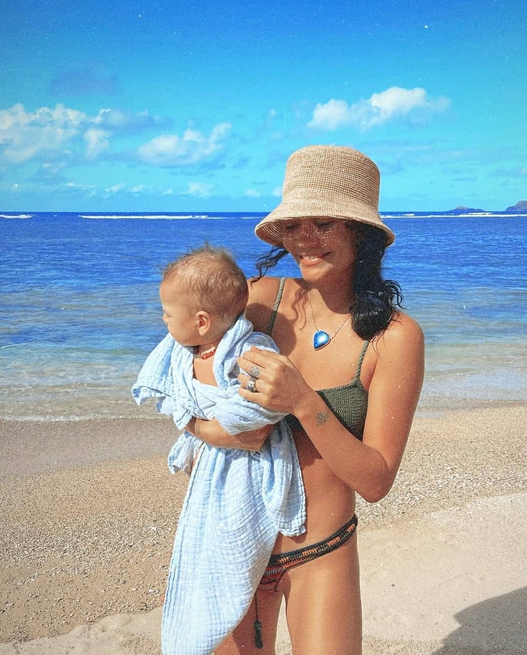 Boho Hat, Rafia Straw Bucket Hat, Camila