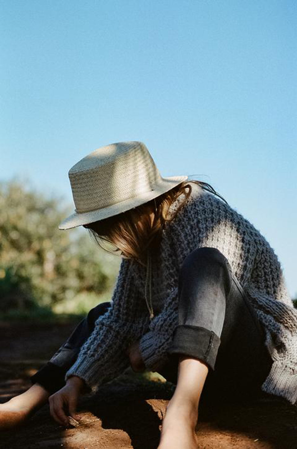 Boho Hat, Kid Hat, Sun Hat, Little Girl Straw Hat, Emma White Rope