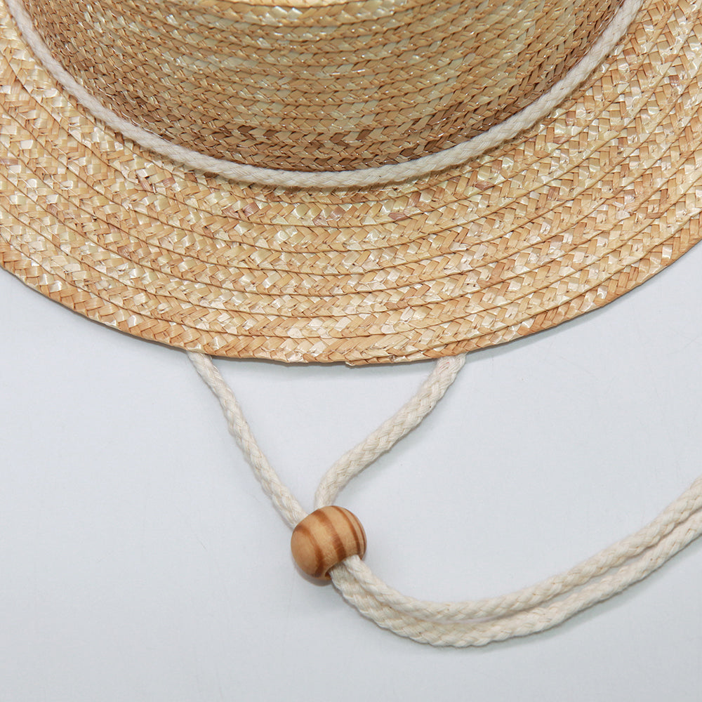 Boho Hat, Kid Hat, Sun Hat, Little Girl Straw Hat, Emma White Rope