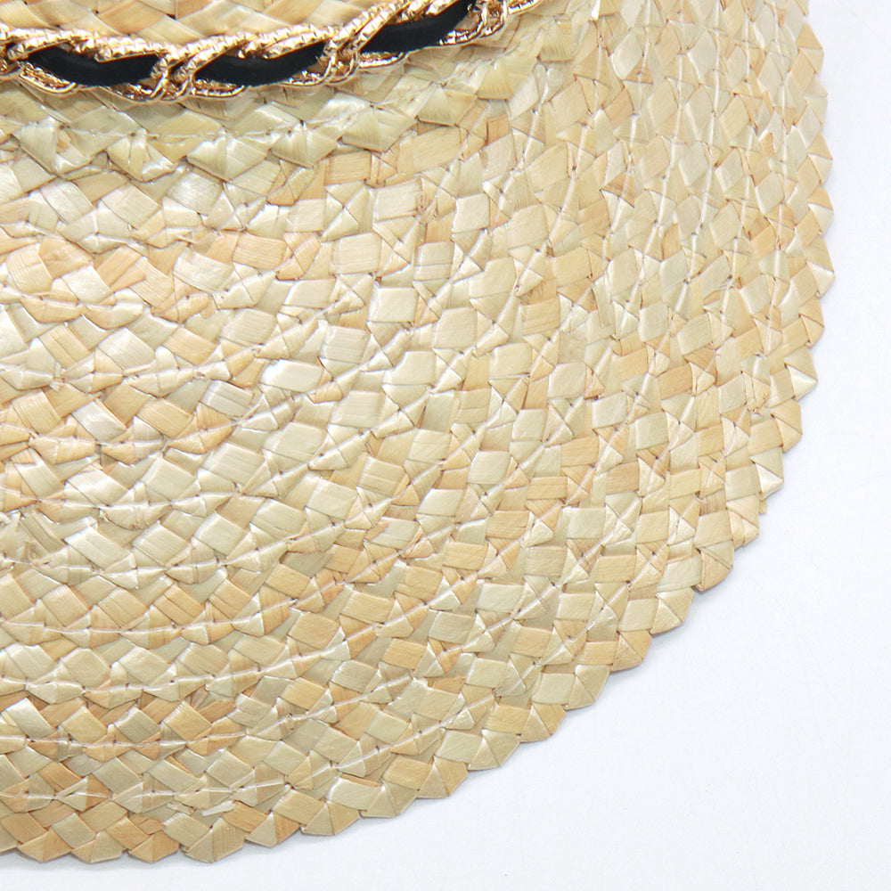 Boho Hat, Sun Hat, Beach Hat, Shade Visor Beige Straw Cap, Sofia with Shell