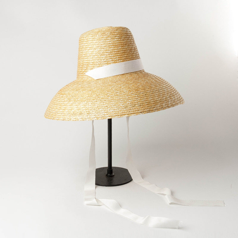 Boho Hat, Sun Hat, Beach Hat, Wide Brim Straw Hat, Emilia Vintage Hat