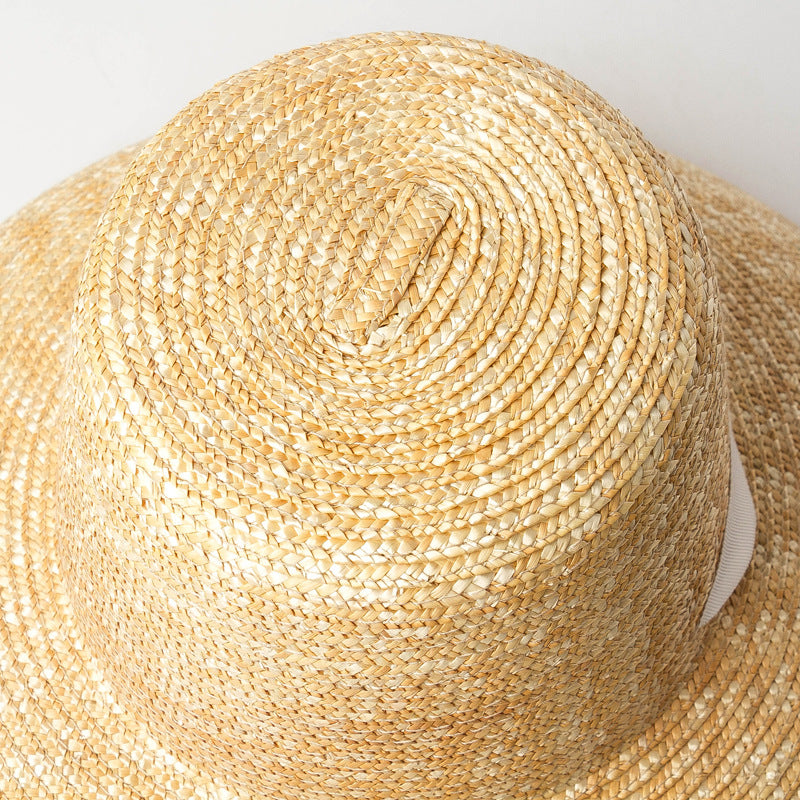 Boho Hat, Sun Hat, Beach Hat, Wide Brim Straw Hat, Emilia Vintage Hat