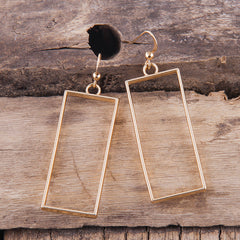 Boho Earrings, RH Dangle Earrings, Heart Loop