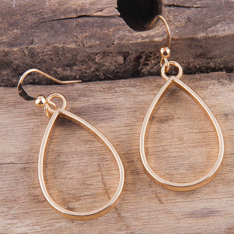 Boho Earrings, RH Dangle Earrings, Heart Loop