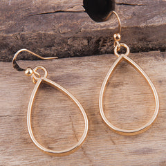 Boho Earrings, RH Dangle Earrings, Heart Loop