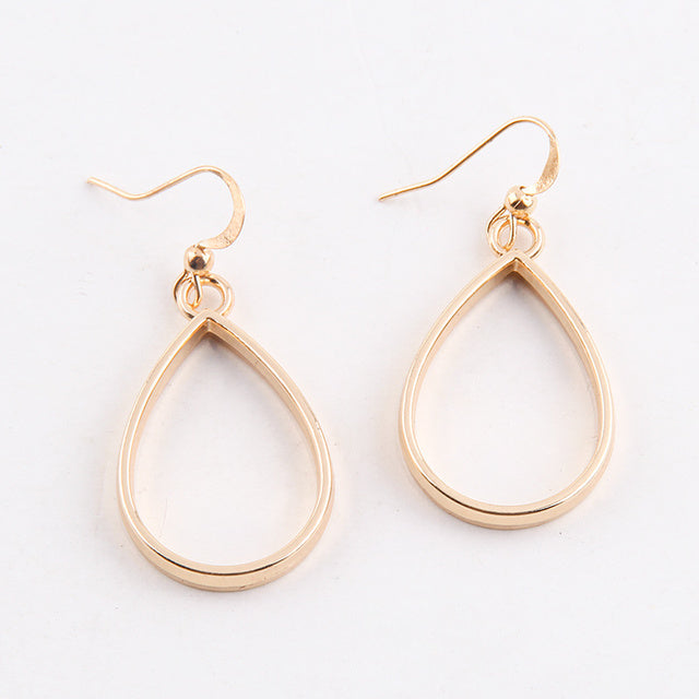 Boho Earrings, RH Dangle Earrings, Heart Loop