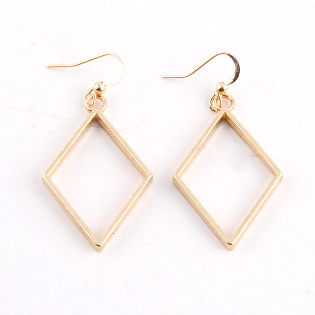 Boho Earrings, RH Dangle Earrings, Heart Loop