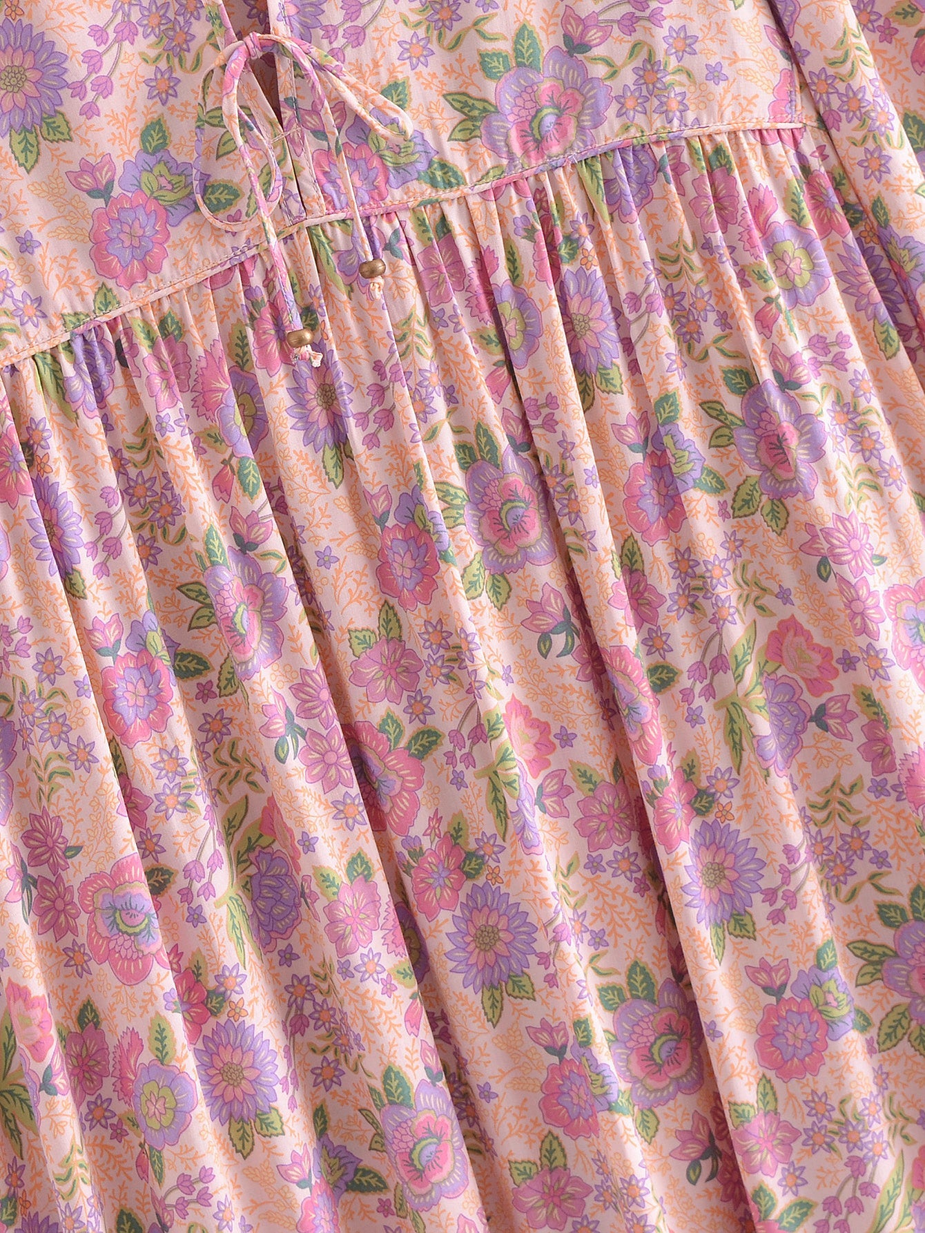 Gown Dress, Boho Maxi Dress, Loose Dress, Amara in Pink
