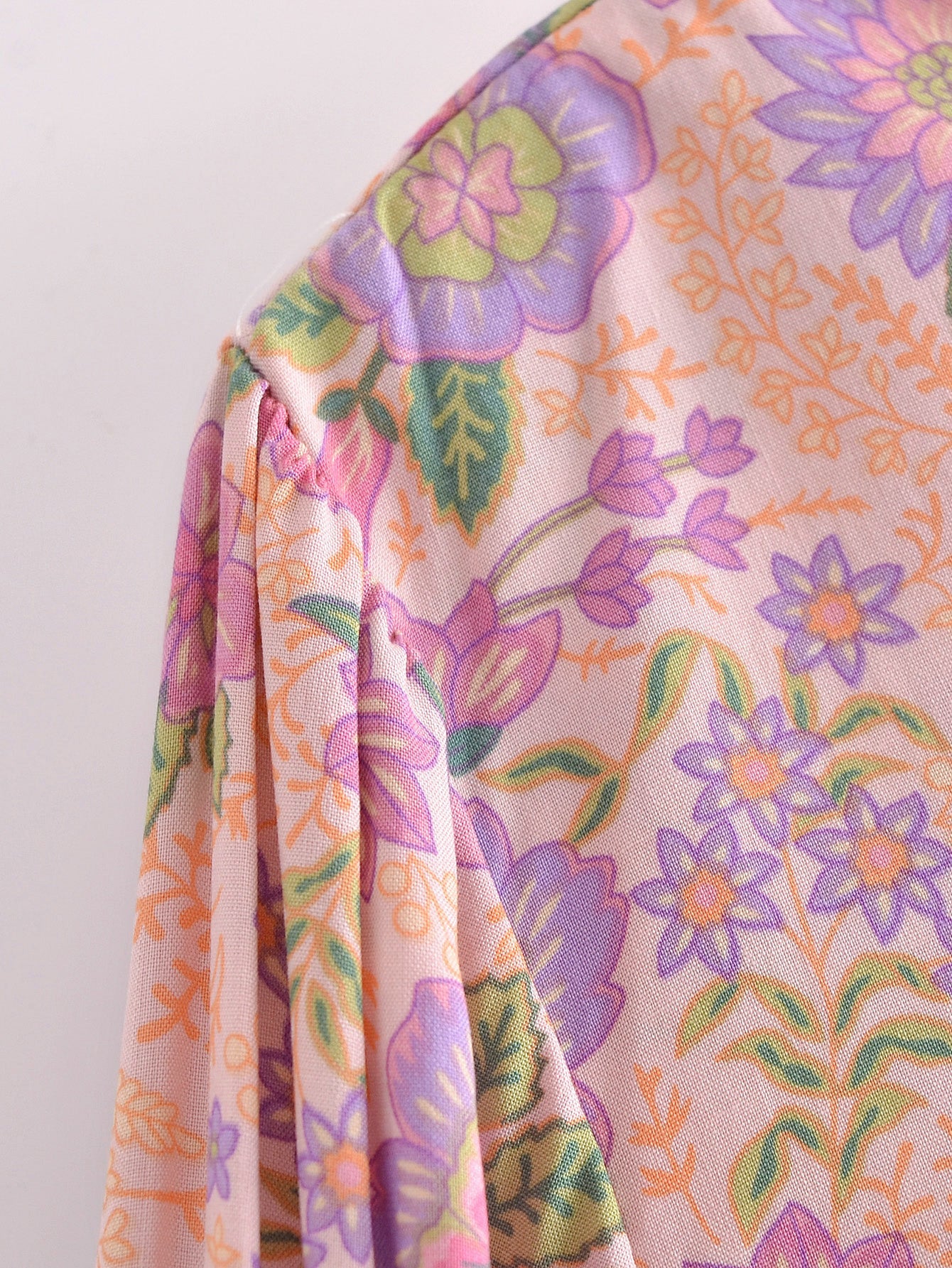 Gown Dress, Boho Maxi Dress, Loose Dress, Amara in Pink
