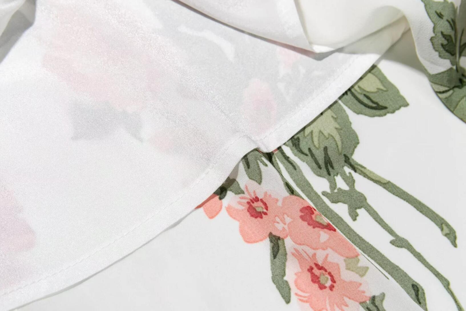 Boho Midi Dress, Strappy Sundress, White Rose Garden