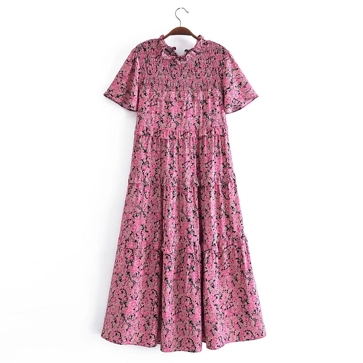 Boho Midi Dress, Smock Sundress, Bartley