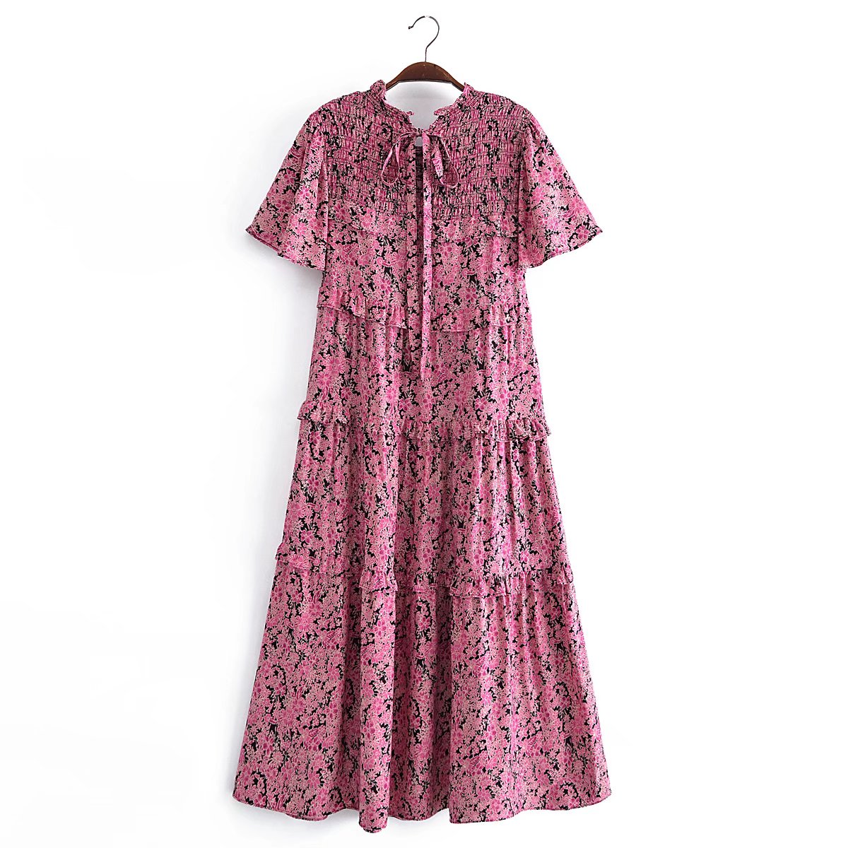 Boho Midi Dress, Smock Sundress, Bartley
