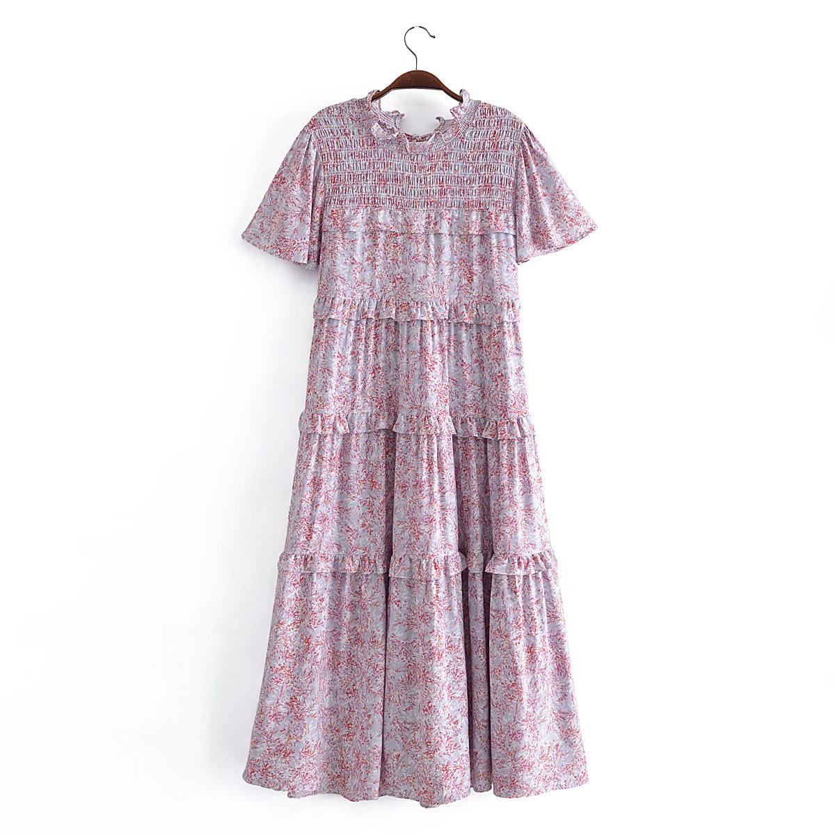 Boho Midi Dress, Smock Sundress, Bartley