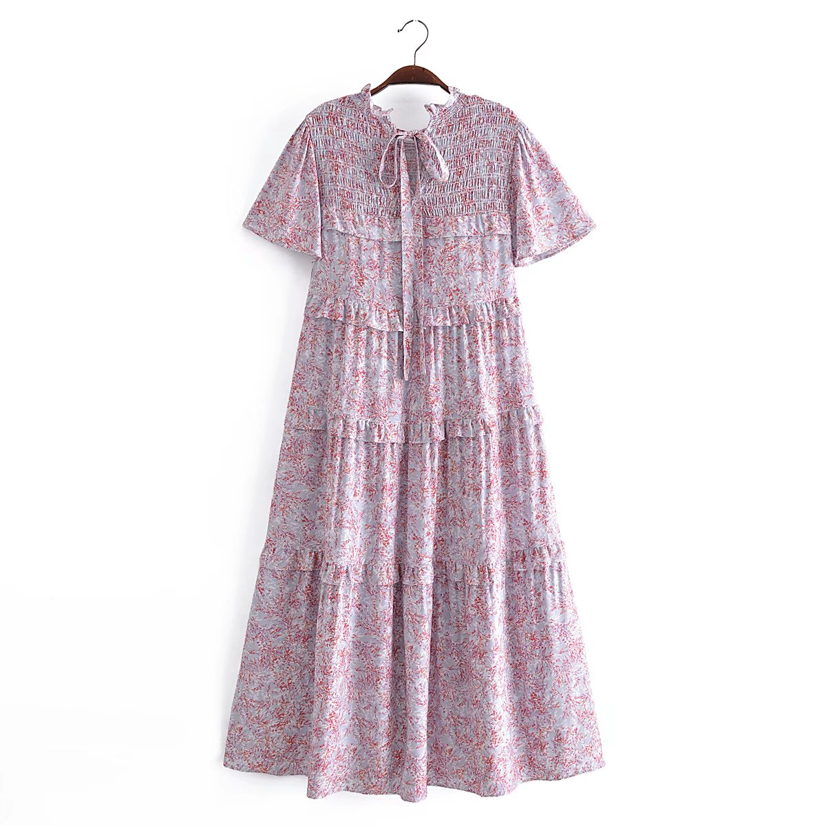 Boho Midi Dress, Smock Sundress, Bartley