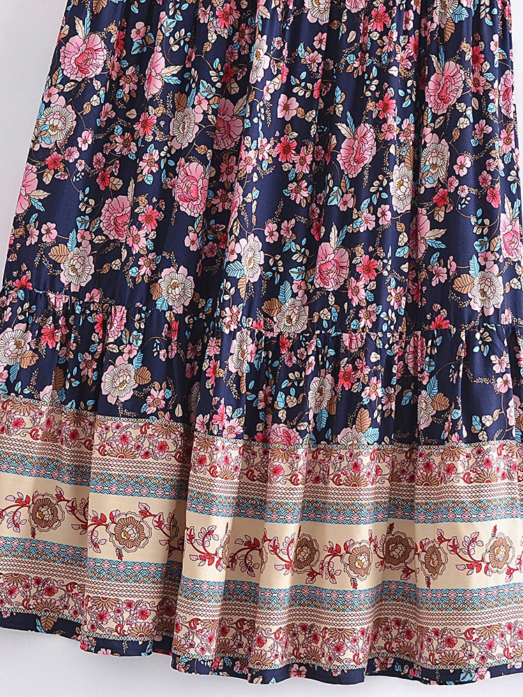 Boho Skirt, Hippie Skirts, Maxi Skirt, Elliana Green Kezia