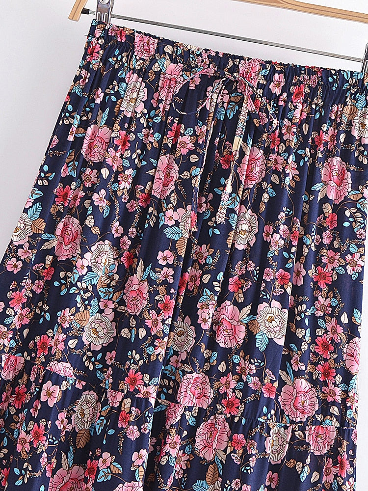 Boho Skirt, Hippie Skirts, Maxi Skirt, Elliana Green Kezia