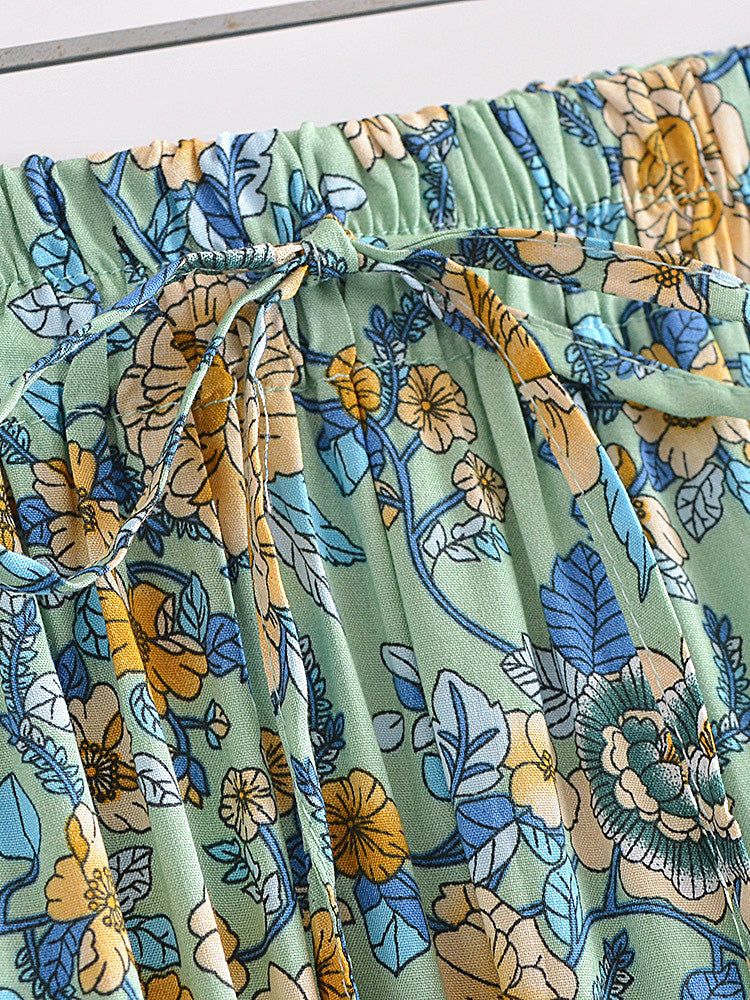 Boho Skirt, Hippie Skirts, Maxi Skirt, Elliana Green Kezia