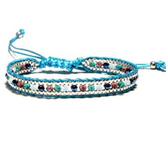 Boho Bracelet, Crystal Wrap Bracelet