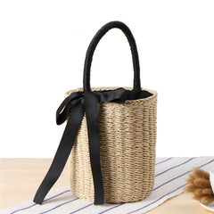 Boho Bag, Woven Straw Handbag, Alice Bag